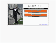 Tablet Screenshot of morad.nl